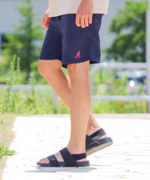 KANGOL（カンゴール）の「【Bl】 [IZU] KANGOL カンゴールショートパンツ 撥水（その他パンツ・メンズ・グレー/カーキ/ブラック/ネイビー・X-LARGE/LARGE/MEDIUM）」の4枚目の写真
