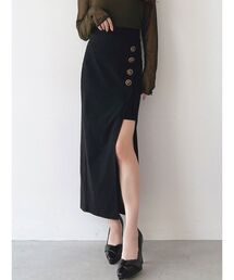 RESEXXY | フロントボタンレイヤードスカート(スカート)