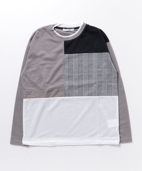 ARCADE(アーケード)の「異素材切り替え 長袖カットソー ロングスリーブ Tシャツ NEOSARTIC(Tシャツ/カットソー・メンズ・ベージュ系その他/ブラック系2/ホワイト系2/ホワイト系1/ベージュ系その他2/ブラック系1・L/M/LL)」の13枚目の写真