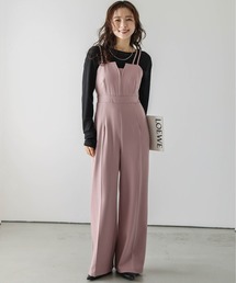 レディースのワンピース（ピンク/桃色系・袖なし）ファッション