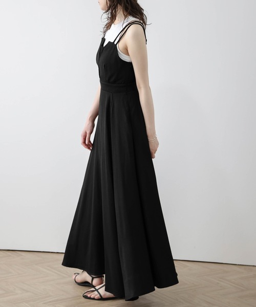 AMELY（エミリー）の「キャミソールワンピース（ワンピース・レディース・ブラウン/チャコール/ベージュ/ブラック/ブラック系/アイボリー系/ブラウン系/ピンク系/ベージュ系・L/M）」の18枚目の写真