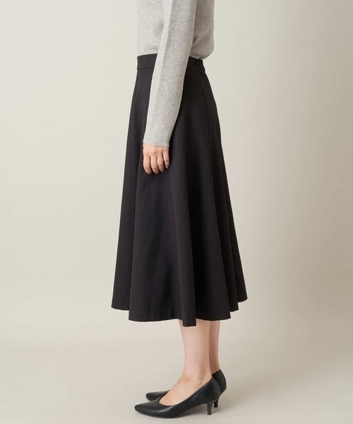 a.v.v（アーヴェヴェ）の「【イージーケア】ウールライク切替フレアスカート（スーツスカート・レディース・ベージュ/ブラック・34/42/38/36/40）」の17枚目の写真