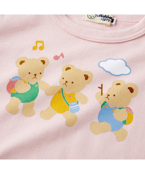 MIKI HOUSE(ミキハウス)の「ミキハウスベア半袖Tシャツ(Tシャツ/カットソー・キッズ・ピンク/グリーン系その他3・100cm/110cm/90cm/80cm/120cm)」の6枚目の写真