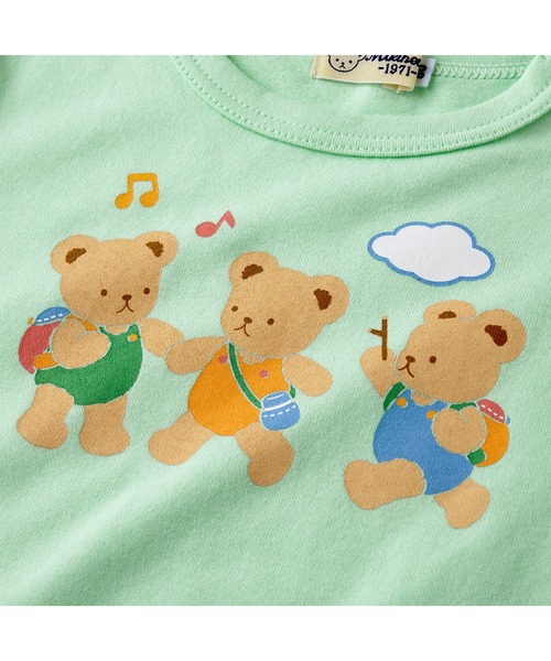 MIKI HOUSE(ミキハウス)の「ミキハウスベア半袖Tシャツ(Tシャツ/カットソー・キッズ・ピンク/グリーン系その他3・100cm/110cm/90cm/80cm/120cm)」の4枚目の写真