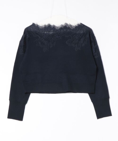 CELFORD（セルフォード）の「レース刺繍ニットプルオーバー（ニット