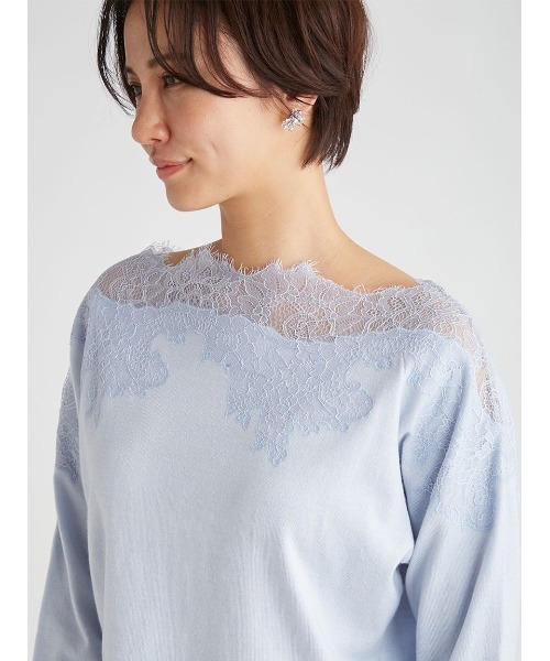 CELFORD（セルフォード）の「レース刺繍ニットプルオーバー（ニット