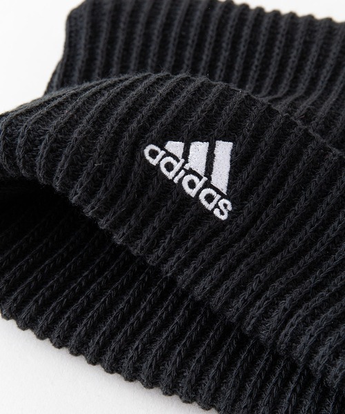 adidas（アディダス）の「【ADIDAS/アディダス】ネコミミニットキャップ　ブランドロゴ刺繍（ニットキャップ/ビーニー・レディース・ホワイト/ベージュ/ブラック/ピンク・FREE）」の8枚目の写真
