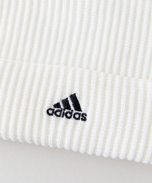 adidas（アディダス）の「【ADIDAS/アディダス】ネコミミニットキャップ　ブランドロゴ刺繍（ニットキャップ/ビーニー・レディース・ホワイト/ベージュ/ブラック/ピンク・FREE）」の12枚目の写真