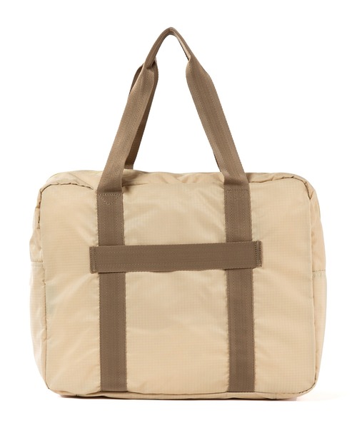 World Traveler(ワールドトラベラー)の「ワールドトラベラー トートバッグ タイヴァス 26L 折りたたみ可能 セットアップ可能 ポーチ付き No.63712(ボストンバッグ・メンズ・グレイッシュベージュ/ブルー/ブラック・FREE)」の6枚目の写真