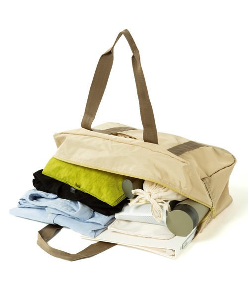 World Traveler(ワールドトラベラー)の「ワールドトラベラー トートバッグ タイヴァス 26L 折りたたみ可能 セットアップ可能 ポーチ付き No.63712(ボストンバッグ・メンズ・グレイッシュベージュ/ブルー/ブラック・FREE)」の17枚目の写真