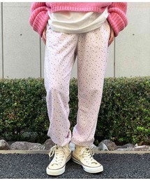 anap mimpi | 小花柄 ジョガー 裏毛 スウェット パンツ【セットアップ対応】(スウェットパンツ)