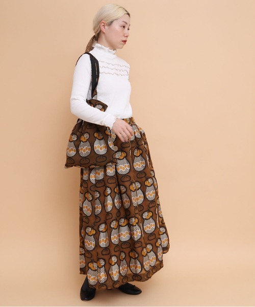 peu pres（プープレ）の「配色メロウタックテレコ長袖（Tシャツ/カットソー・レディース・ホワイト/ブラック・FREE）」の21枚目の写真