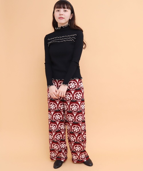 peu pres（プープレ）の「配色メロウタックテレコ長袖（Tシャツ/カットソー・レディース・ホワイト/ブラック・FREE）」の19枚目の写真