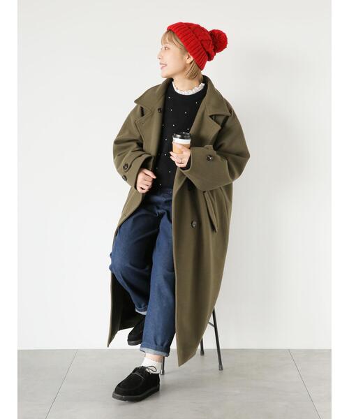 ehka sopo（エヘカソポ）の「パールニット（ニット/セーター・レディース・ブラック/キナリ/サックスブルー・F）」の15枚目の写真