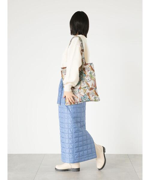 ehka sopo（エヘカソポ）の「パールニット（ニット/セーター・レディース・ブラック/キナリ/サックスブルー・F）」の20枚目の写真