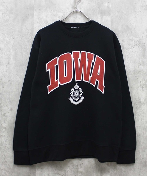 SHISKY(シスキー)の「裏起毛 プリントトレーナー(スウェット・メンズ・チャコール/オフホワイト/グレー系/ダークグリーン系/グレー系2/ネイビー系/ブラック系3/グレー系1/ブラック/ダークグリーン/ベージュ系/ブラック系/ネイビー/杢グレー/ブラック系1/グレイッシュベージュ/ベージュ系1/ホワイト系/ブラック系2/ベージュ・L/M/XL)」の5枚目の写真