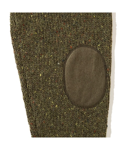 POLeR(ポーラー)の「POLER MIX TWEED ELBOW PATCH KNIT(ポーラー ミックスツイード エルボー パッチ ニット)(ニット/セーター・メンズ・グリーン/キャメル・MEDIUM/LARGE/X-LARGE)」の8枚目の写真