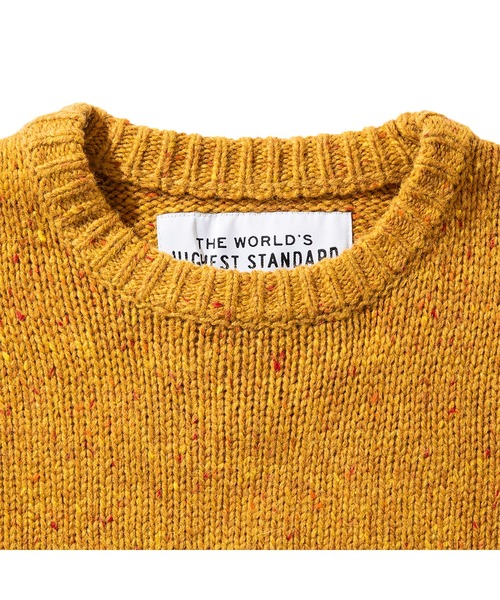 POLeR(ポーラー)の「POLER MIX TWEED ELBOW PATCH KNIT(ポーラー ミックスツイード エルボー パッチ ニット)(ニット/セーター・メンズ・グリーン/キャメル・MEDIUM/LARGE/X-LARGE)」の10枚目の写真