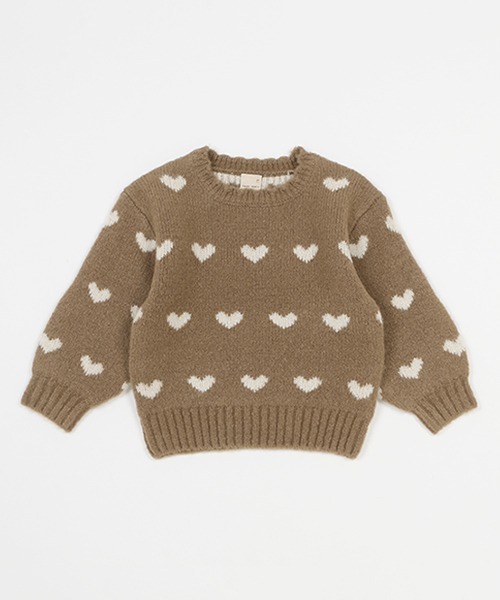 petit main（プティマイン）の「【フワもちっと/リンク】アソートニット（ニット/セーター・キッズ・ネイビー/オフホワイト/ライトピンク/ライトベージュ・S/M/L）」の3枚目の写真