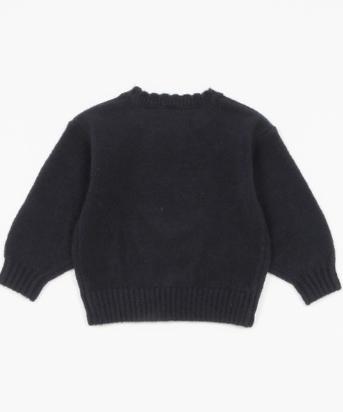 petit main（プティマイン）の「【フワもちっと/リンク】アソートニット（ニット/セーター・キッズ・ネイビー/オフホワイト/ライトピンク/ライトベージュ・S/M/L）」の6枚目の写真