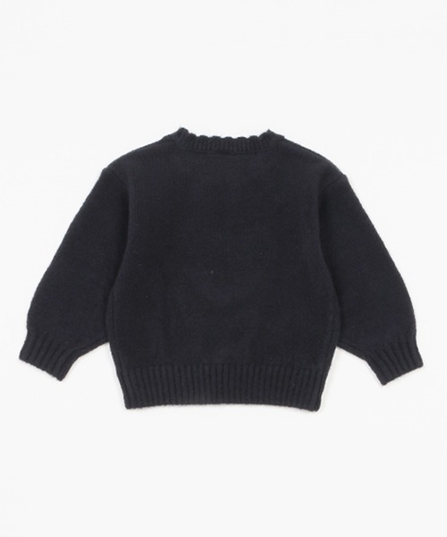 petit main（プティマイン）の「【フワもちっと/リンク】アソートニット（ニット/セーター・キッズ・ネイビー/オフホワイト/ライトピンク/ライトベージュ・S/M/L）」の16枚目の写真