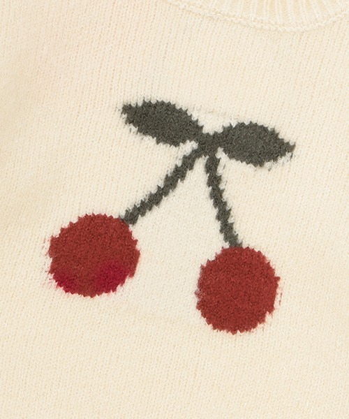 petit main（プティマイン）の「【フワもちっと/リンク】アソートニット（ニット/セーター・キッズ・ネイビー/オフホワイト/ライトピンク/ライトベージュ・S/M/L）」の18枚目の写真