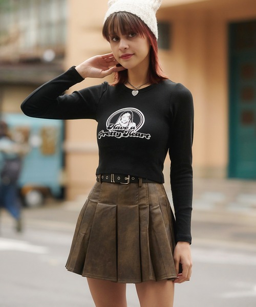 SPINNS(スピンズ)の「ハトメ細ベルト(ベルト・レディース・ブラック系その他/ブラック系その他2・ONESIZE)」の5枚目の写真