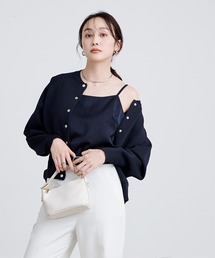サテンキャミソール