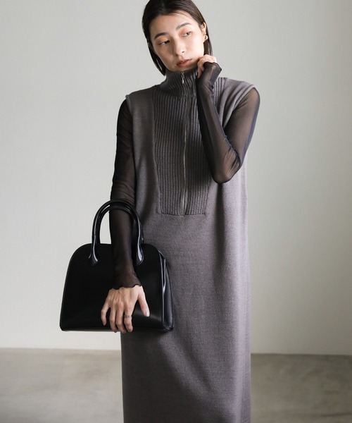 select MOCA(セレクトモカ)の「スクエアボストンバッグ(ボストンバッグ・レディース・オフホワイト/ブラック・FREE)」の16枚目の写真