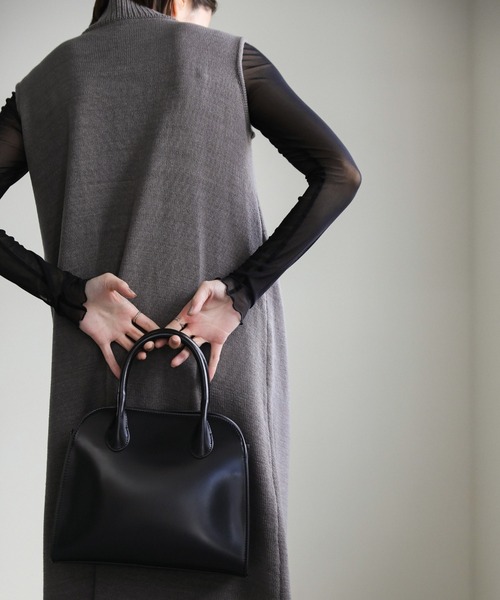 select MOCA(セレクトモカ)の「スクエアボストンバッグ(ボストンバッグ・レディース・オフホワイト/ブラック・FREE)」の20枚目の写真