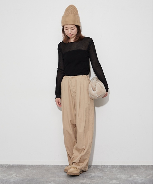 plage（プラージュ）の「《追加》SUPIMA SHEER WAFFLE Tシャツ