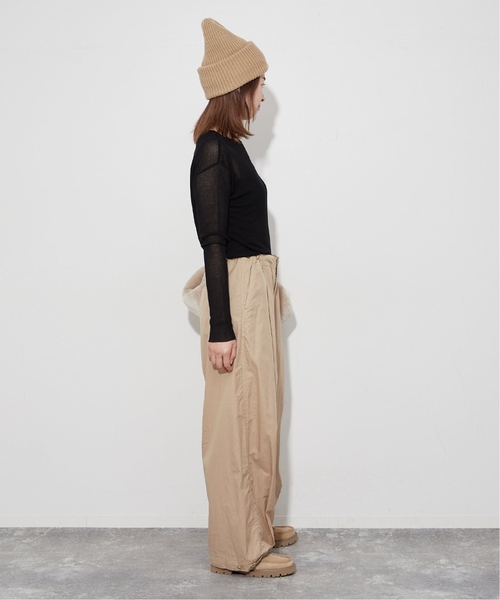 plage（プラージュ）の「《追加》SUPIMA SHEER WAFFLE Tシャツ（Tシャツ/カットソー・レディース・ホワイト/ブラック・FREE）」の15枚目の写真