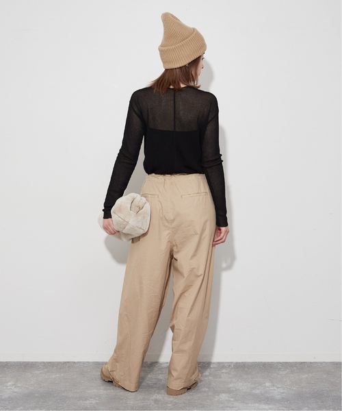 plage（プラージュ）の「《追加》SUPIMA SHEER WAFFLE Tシャツ（Tシャツ/カットソー・レディース・ホワイト/ブラック・FREE）」の16枚目の写真