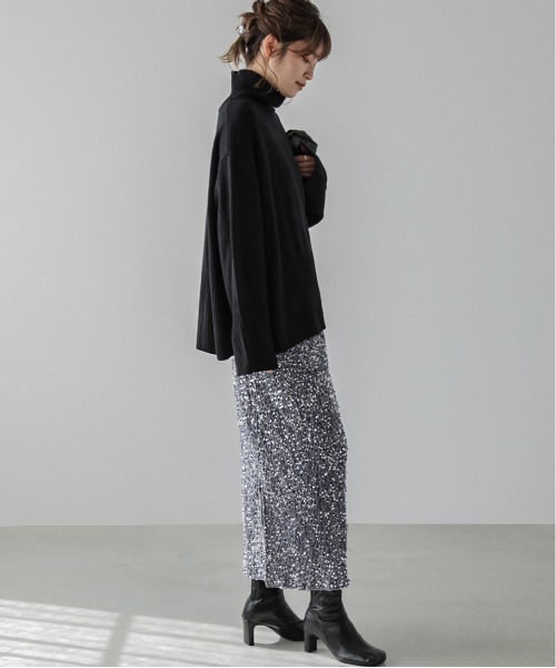 セール】スパンコールロングスカート（スカート）｜AMELY
