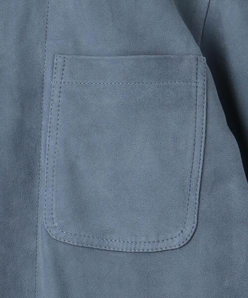 UNITED ARROWS（ユナイテッドアローズ）の「ラムスエード カバーオール（カバーオール・メンズ・ロイヤルブルー・S/M/L）」の12枚目の写真