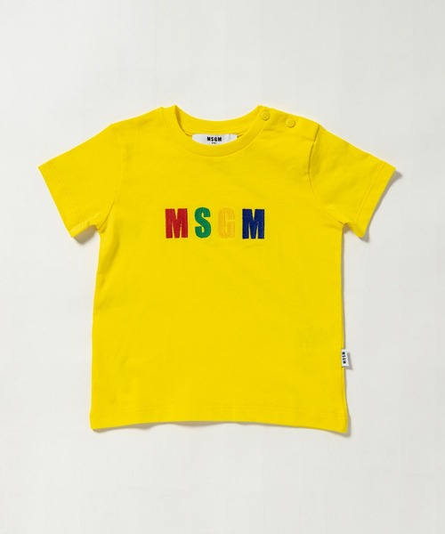 MSGM(エムエスジーエム)Baby ブランドロゴ半袖Tシャツカットソー