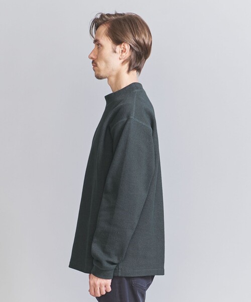 BEAUTY&YOUTH UNITED ARROWS(ビューティーアンドユースユナイテッドアローズ)の「スタティック フェイス クルーネック カットソー(Tシャツ/カットソー・メンズ・オフホワイト/ダークグレー/モカ・S/M/L/XL)」の10枚目の写真