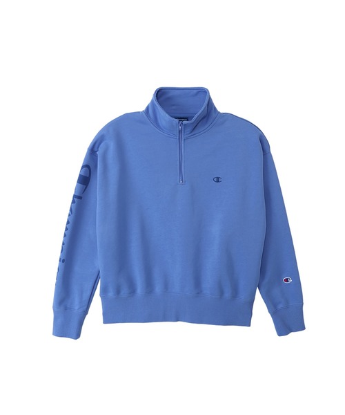 【セール】【Champion/チャンピオン】レディース スポーツ テックウィーブ(R) テリーハーフジップフーデッドスウェットシャツ（スウェット）｜Champion（チャンピオン）