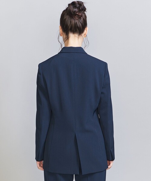 BEAUTY&YOUTH UNITED ARROWS(ビューティーアンドユースユナイテッドアローズ)の「ポリエステルブレンド スリムウエスト ジャケット(テーラードジャケット・レディース・ネイビー・S/M)」の7枚目の写真