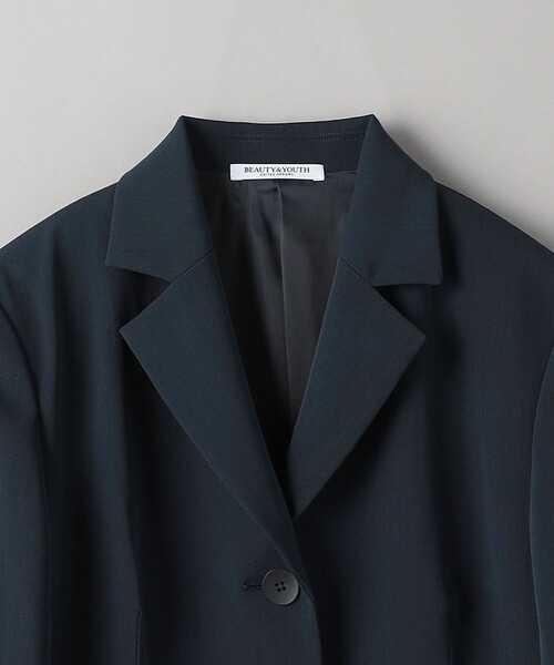 BEAUTY&YOUTH UNITED ARROWS(ビューティーアンドユースユナイテッドアローズ)の「ポリエステルブレンド スリムウエスト ジャケット(テーラードジャケット・レディース・ネイビー・S/M)」の10枚目の写真