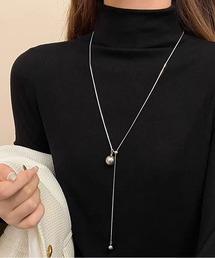 FRP（エフアールピー）の「アレルギー対応エコパールロングネックレス（ネックレス）」