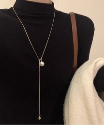 FRP（エフアールピー）の「アレルギー対応エコパールロングネックレス（ネックレス）」