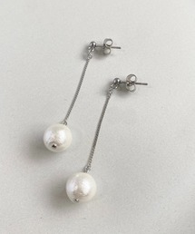 【As】【アレルギー対応】サージカルステンレス コットンパール デザインピアス(MA)