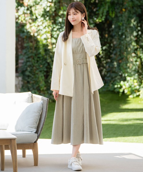 NOELA（ノエラ）の「オーバーサイズテーラードジャケット（テーラードジャケット・レディース・ベージュ/ネイビー/オフホワイト・フリー）」の20枚目の写真