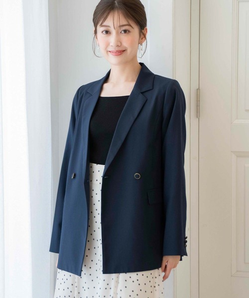 NOELA（ノエラ）の「オーバーサイズテーラードジャケット（テーラードジャケット・レディース・ベージュ/ネイビー/オフホワイト・フリー）」の22枚目の写真