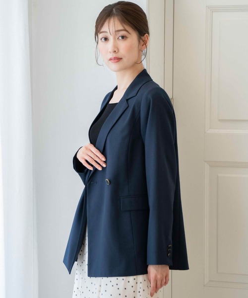 NOELA（ノエラ）の「オーバーサイズテーラードジャケット（テーラードジャケット・レディース・ベージュ/ネイビー/オフホワイト・フリー）」の13枚目の写真