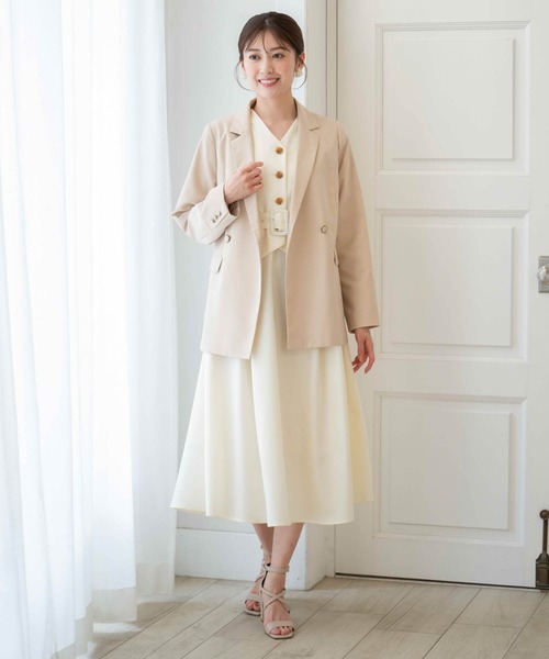 NOELA（ノエラ）の「オーバーサイズテーラードジャケット（テーラードジャケット・レディース・ベージュ/ネイビー/オフホワイト・フリー）」の18枚目の写真