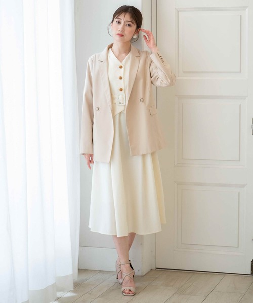 NOELA（ノエラ）の「オーバーサイズテーラードジャケット（テーラードジャケット・レディース・ベージュ/ネイビー/オフホワイト・フリー）」の7枚目の写真