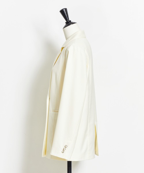 NOELA（ノエラ）の「オーバーサイズテーラードジャケット（テーラードジャケット・レディース・ベージュ/ネイビー/オフホワイト・フリー）」の9枚目の写真