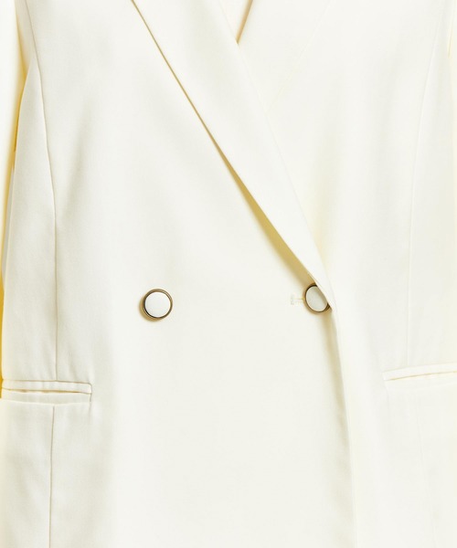 NOELA（ノエラ）の「オーバーサイズテーラードジャケット（テーラードジャケット・レディース・ベージュ/ネイビー/オフホワイト・フリー）」の4枚目の写真